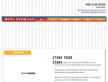 Tablet Screenshot of battlecreekstorage.net